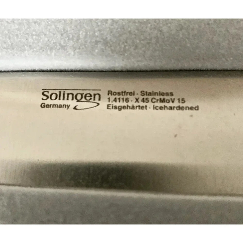 Solingen Carving Knife Set Stainless Germany Rostfrei Eisgehartet NWB
